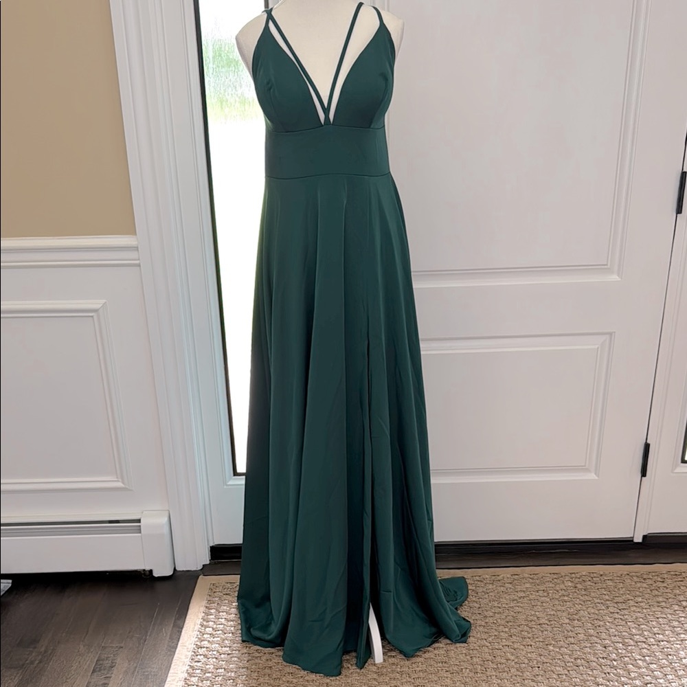 Emerald green Evening gown NWT